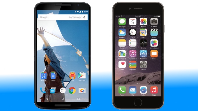 iPhone 6 Plus vs Nexus 6 comparison