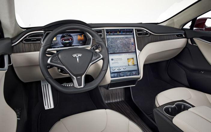 electric car interior