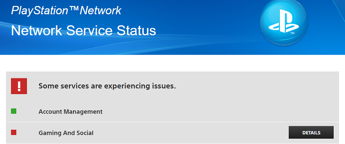 PlayStation Network Currently Down; PlayStation Aware - April 13th 2017