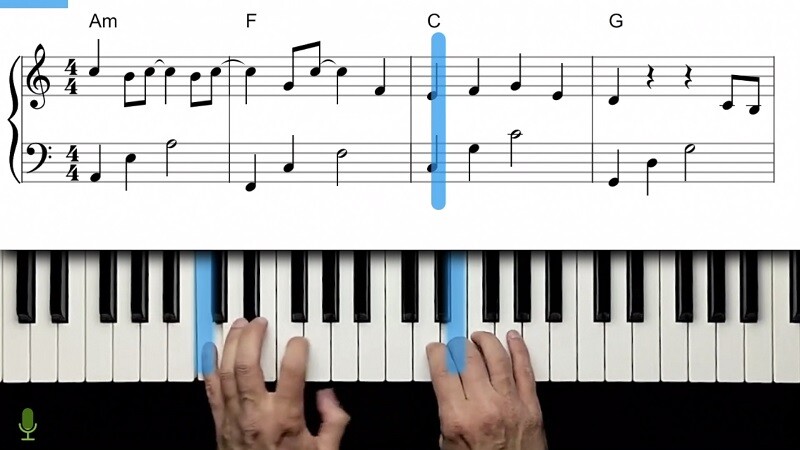 how to play piano skoove