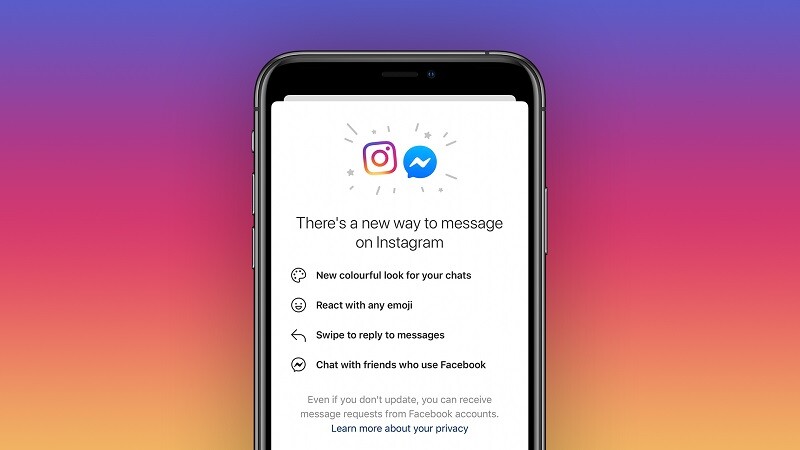 Instagram Facebook Messenger merge